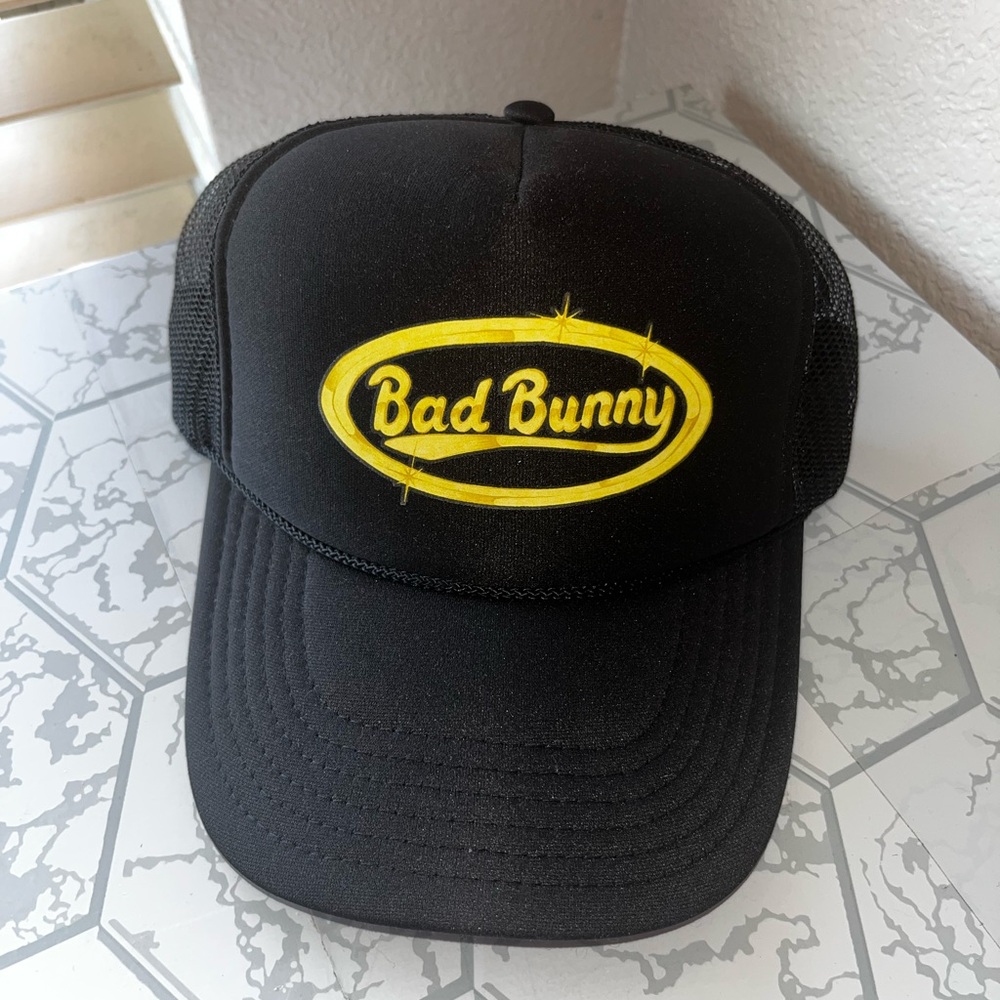 BAD BUNNY MERCH TRUCKER HAT